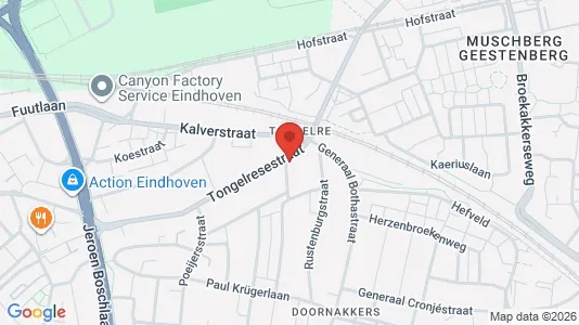 Kantorruimte for rent i Eindhoven - kort over placeringen