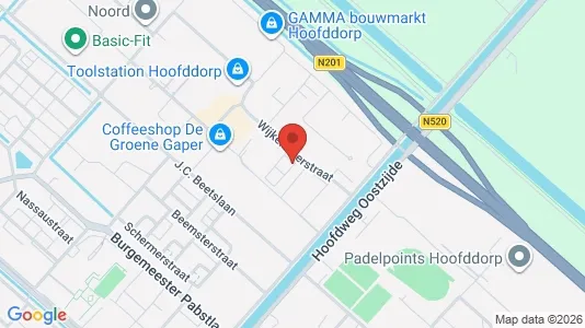Kantorruimte for rent i Haarlemmermeer - kort over placeringen