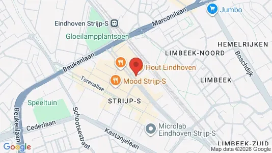 Kantorruimte for rent i Eindhoven - kort over placeringen