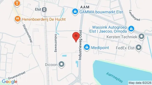 Kantorruimte for rent i Overbetuwe - kort over placeringen