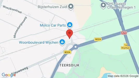 Bedrijfsruimtes for rent i Wijchen - Foto uit Google Street View