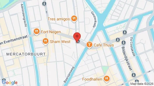 Kantorruimte for rent i Amsterdam De Baarsjes - kort over placeringen