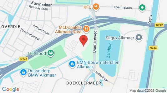 Kantorruimte for rent i Alkmaar - kort over placeringen