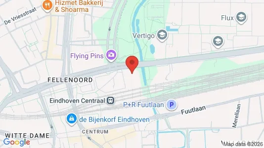 Kantorruimte for rent i Eindhoven - kort over placeringen