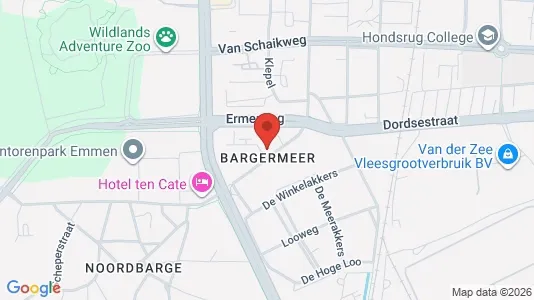Kantorruimte for rent i Emmen - kort over placeringen
