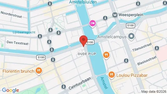 Kantorruimte for rent i Amsterdam Oud-Zuid - kort over placeringen