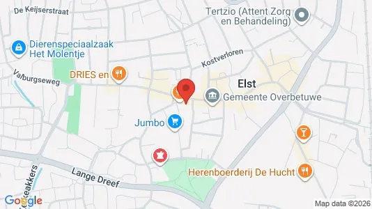 Kantorruimte for rent i Overbetuwe - kort over placeringen