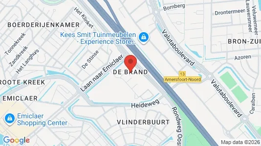 Kantorruimte for rent i Amersfoort - kort over placeringen