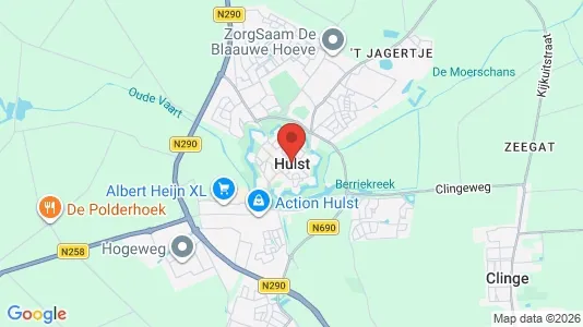Bedrijfsruimtes for rent i Hulst - Foto uit Google Street View
