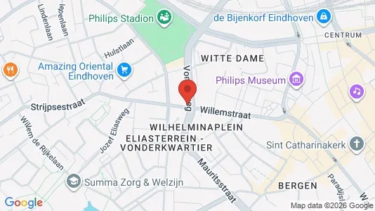 Kantorruimte for rent i Eindhoven - kort over placeringen