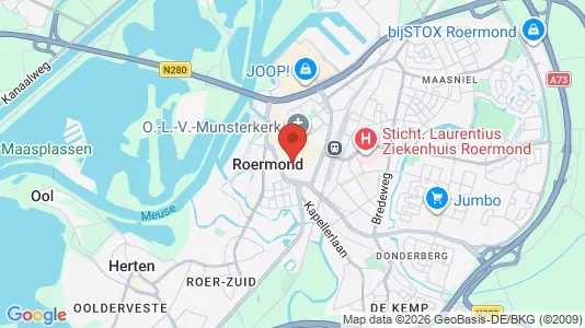 Winkels for rent i Roermond - Foto uit Google Street View