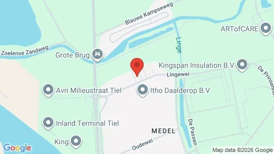 Bedrijfsruimtes for rent i Tiel - Foto uit Google Street View