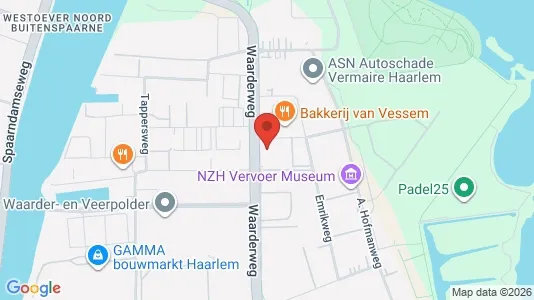 Kantorruimte for rent i Haarlem - kort over placeringen