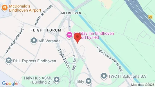 Producties for sale i Eindhoven - kort over placeringen