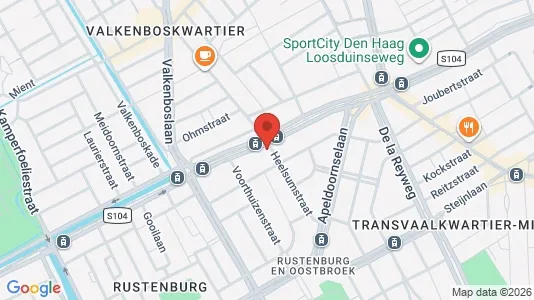 Grond for rent i The Hague Centrum - kort over placeringen