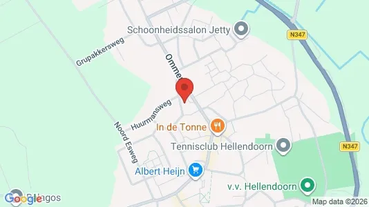 Grond for rent i Hellendoorn - kort over placeringen