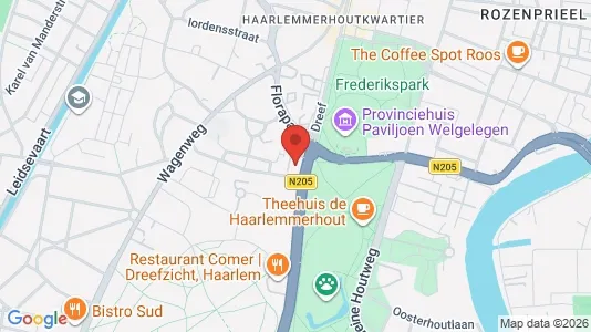Kantorruimte for rent i Haarlem - kort over placeringen