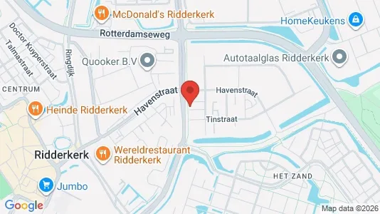 Bedrijfsruimtes for rent i Ridderkerk - kort over placeringen