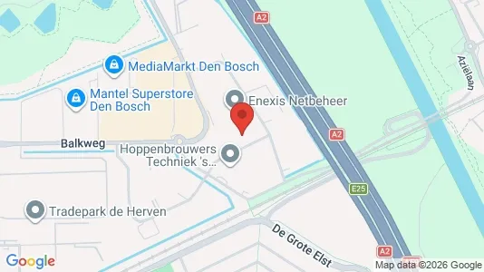 Kantorruimte for rent i Den Bosch - kort over placeringen