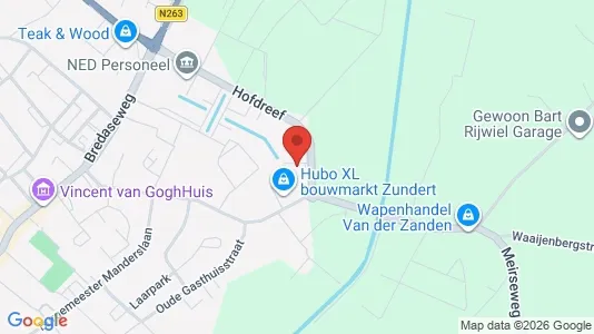 Kantorruimte for rent i Zundert - Foto uit Google Street View