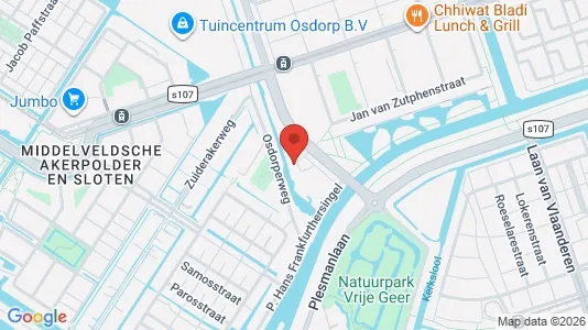 Kantorruimte for rent i Amsterdam Osdorp - kort over placeringen