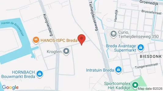 Bedrijfsruimtes for rent i Breda - Foto uit Google Street View