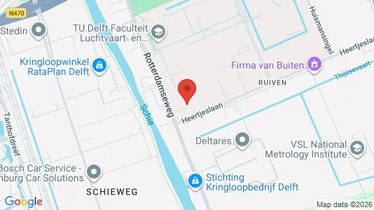 Kantorruimte for rent i Delft - kort over placeringen