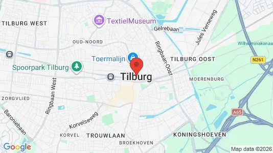 Winkels for rent i Tilburg - Foto uit Google Street View