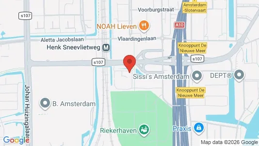 Kantorruimte for rent i Amsterdam Slotervaart - kort over placeringen