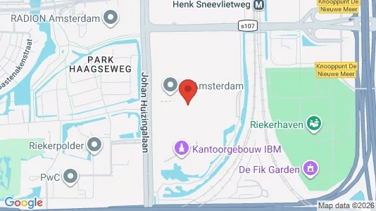 Kantorruimte for rent i Amsterdam Slotervaart - kort over placeringen