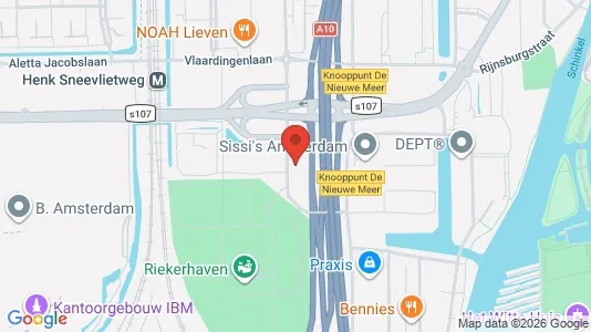 Kantorruimte for rent i Amsterdam Slotervaart - kort over placeringen