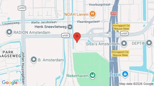 Kantorruimte for rent i Amsterdam Slotervaart - kort over placeringen