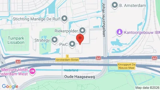 Kantorruimte for rent i Amsterdam Slotervaart - kort over placeringen