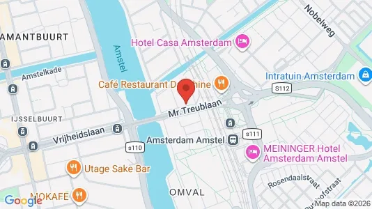 Kantorruimte for rent i Amsterdam Oost-Watergraafsmeer - kort over placeringen