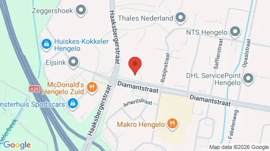 Bedrijfsruimtes for rent i Hengelo - Foto uit Google Street View