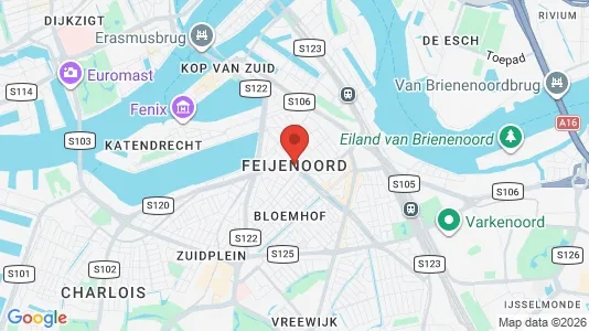 Kantorruimte for rent i Rotterdam Feijenoord - Foto uit Google Street View