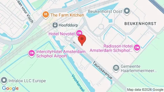 Kantorruimte for rent i Haarlemmermeer - kort over placeringen