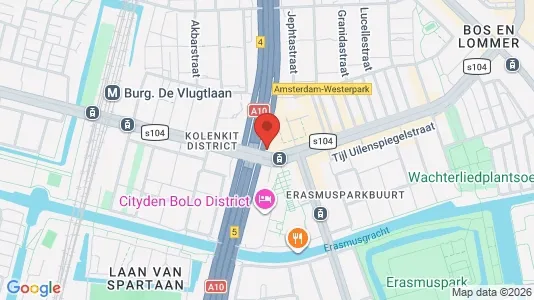 Coworking spaces for rent i Amsterdam Bos & Lommer - Foto uit Google Street View