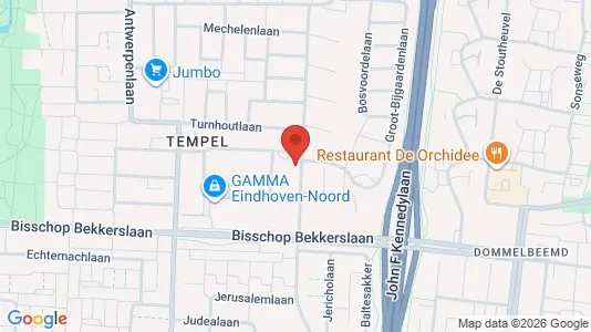 Grond for rent i Eindhoven - kort over placeringen