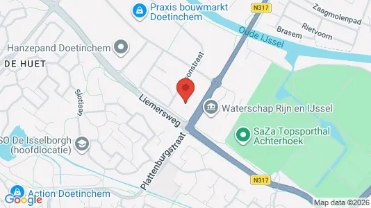 Kantorruimte for rent i Doetinchem - kort over placeringen