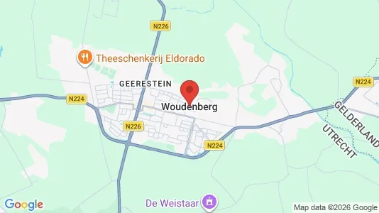 Winkels for sale i Woudenberg - kort over placeringen