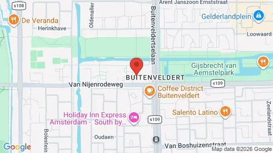Kantorruimte for rent i Amsterdam Zuideramstel - kort over placeringen