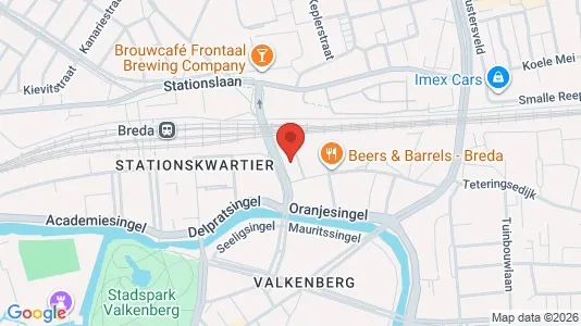 Kantorruimte for rent i Breda - Foto uit Google Street View