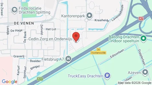 Kantorruimte for rent i Smallingerland - kort over placeringen