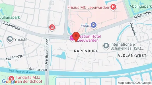 Kantorruimte for rent i Leeuwarden - kort over placeringen