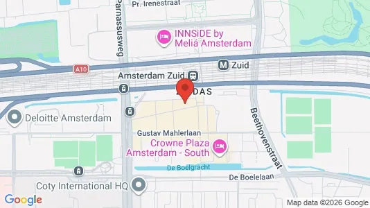 Kantorruimte for rent i Amsterdam Zuideramstel - kort over placeringen