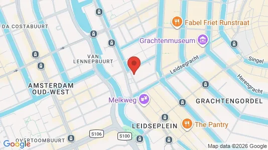 Bedrijfsruimtes for rent i Amsterdam Centrum - kort over placeringen