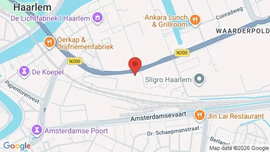 Kantorruimte for rent i Haarlem - kort over placeringen