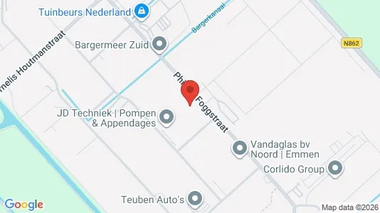 Kantorruimte for rent i Emmen - kort over placeringen