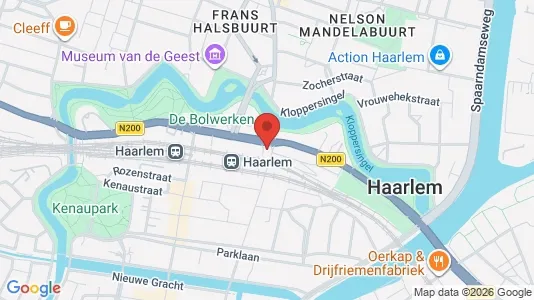 Kantorruimte for rent i Haarlem - kort over placeringen